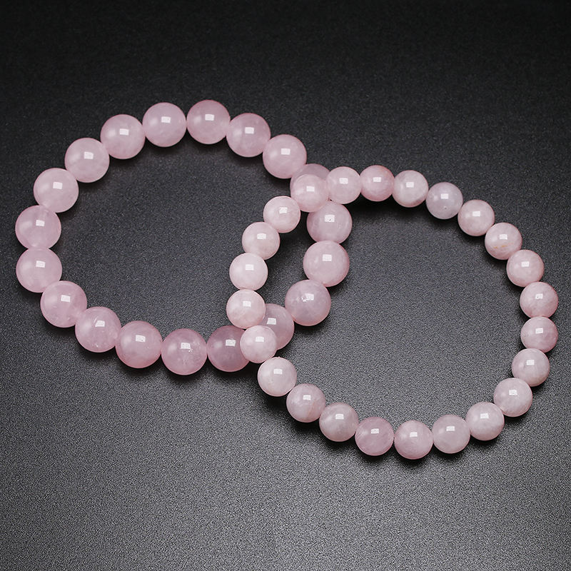 Women's Rose Quartz Rose Bracelet High Quality Bracelet With Natural Stone Chakras Handmade Lovers Gifts - Image 3